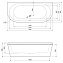 Акриловая ванна Cezares Metauro Wall METAURO-wall-180-80-40 180х80 - фото 2