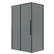 Душевой уголок Grossman Galaxy 120.K33.01.1170.21.10 109-110x69-70x195 тонированное/черный матовый