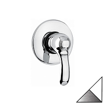 Смеситель Emmevi Harmony 22009BC для душа, белый/хром Смеситель Emmevi Harmony 22009BC для душа, белый/хром