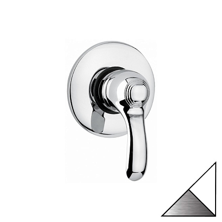 Смеситель Emmevi Harmony 22009BC для душа, белый/хром