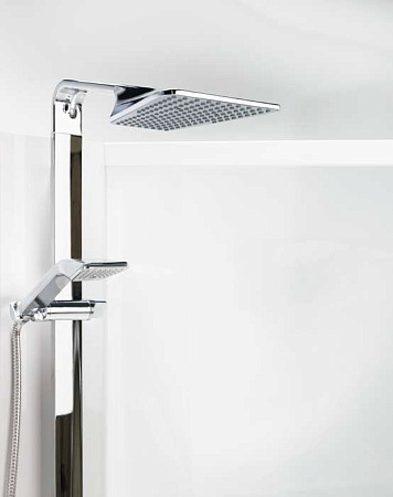 Душевая кабина IDO Showerama 8-5 4985123010 100x100 стекло тонированное,  профиль белый