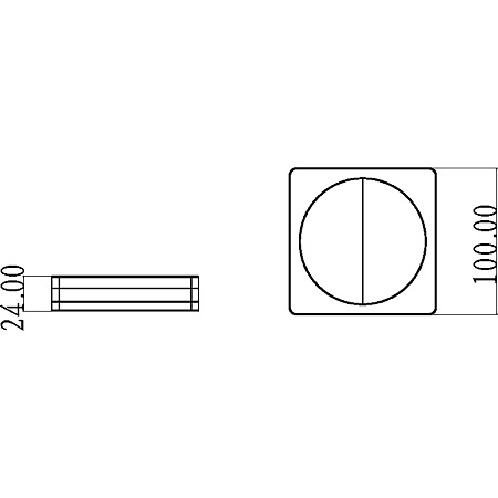 Мыльница Boheme 10960-B-CR настольная, хром/черный