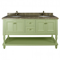 Тумба с раковиной Tessoro Eden TS-8001-C-P 160 фисташковый