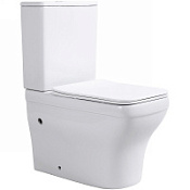 Унитаз-компакт Aquatek Амадео AQ2914-00 белый, с сидением микролифт