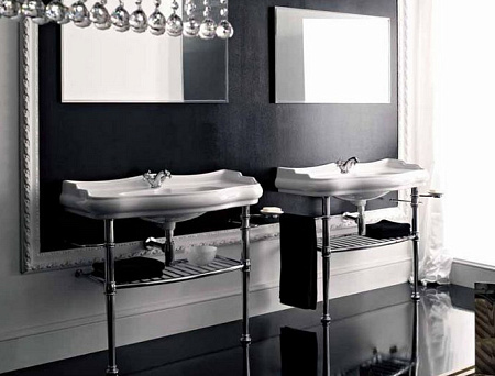 Консоль с раковиной Kerasan Retro 730090 хром