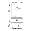 Кухонная мойка Omoikiri Bosen 41A-WH 41x50x19 белый - фото 2