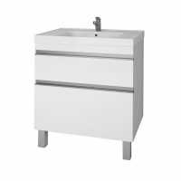 Тумба с раковиной Dreja Grace Plus 99.0905 70 белый глянец