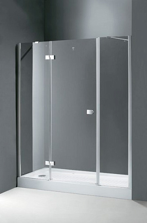 Душевая дверь в нишу Cezares Crystal CRYSTAL-B-13-60+60/40-C-Cr-L 160 L прозрачное стекло