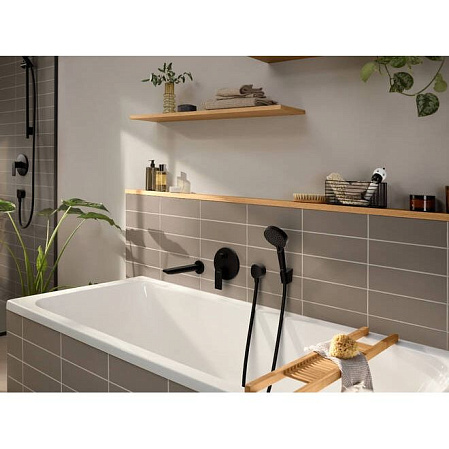 Смеситель Hansgrohe Rebris E 72468670 для душа, черный матовый
