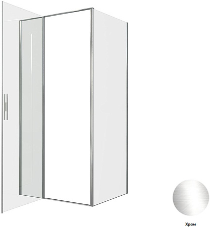 Душевой уголок Allen Brau Priority 3.31028.00 + 3.31040.00 100x80 хром