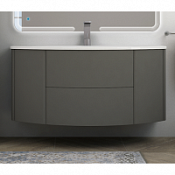 Тумба с раковиной Cezares Eden 54407 120 grigio talpa opaco Тумба с раковиной Cezares Eden 54407 120 grigio talpa opaco