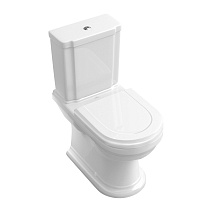 Чаша для унитаза-компакта Villeroy & Boch Hommage 666210R1 альпийский белый