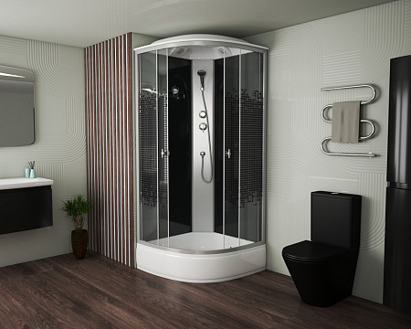 Душевая кабина Niagara NG- 3504-14BLACK 90х90 см