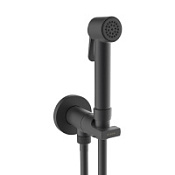Гигиенический душ со смесителем Bossini Paloma Apice E34007B.073 черный матовый
