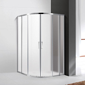 Душевой уголок Cezares Molveno MOLVENO-R-22-100+20-P-Cr 120x120x195 стекло рифленое/профиль хром