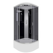 Душевая кабина Niagara Classic NG-2507-14 80x80x215 стекло тонированное/профиль серебро