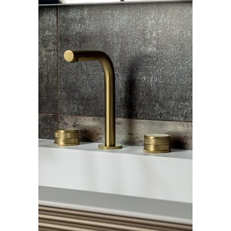 Смеситель Boheme Prestige 152-MG-PR для раковины, золото матовое