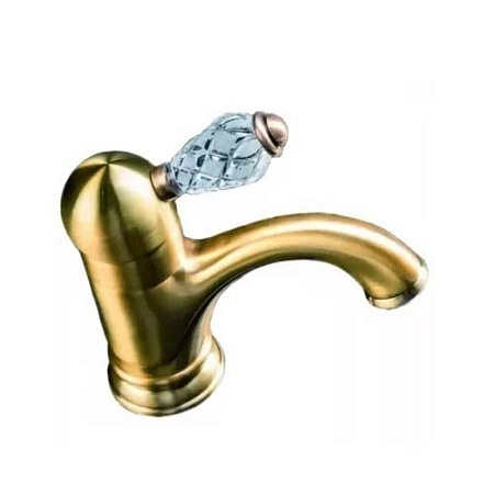 Смеситель Boheme Crystal 301-CRST для раковины, бронза