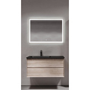 Мебель для ванной Sancos Marmi 2.0 MR2.0100LEG 100 L дуб галифакс натуральный/черный