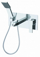 Смеситель Remer Qubica Q04 для ванны с душем, хром