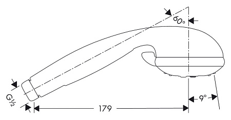 Душевая лейка Hansgrohe Croma 28573000