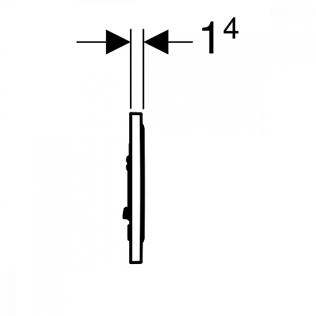 Кнопка смыва Geberit Sigma 10 115.758.JT.5 белый матовый/хром гланцевый