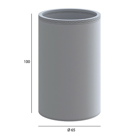 Стакан Boheme Uno 10974-MG для зубных щеток, золото матовое