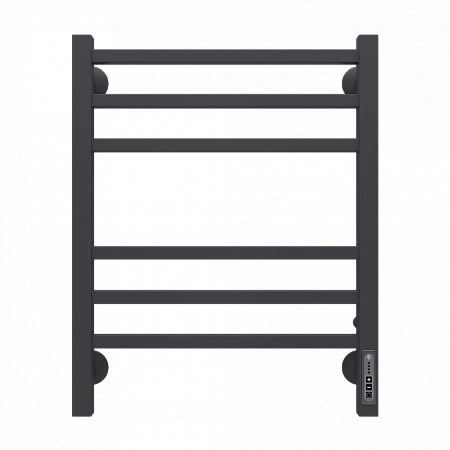 Полотенцесушитель электрический Terminus Ватикан П6 450х600  КС 9005 матовый  черный
