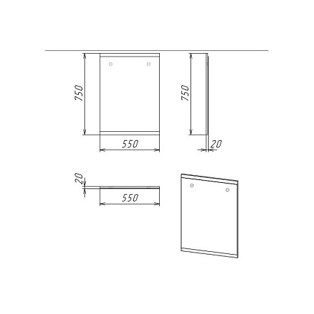Зеркало Grossman Бруно 205506 55 велингтон