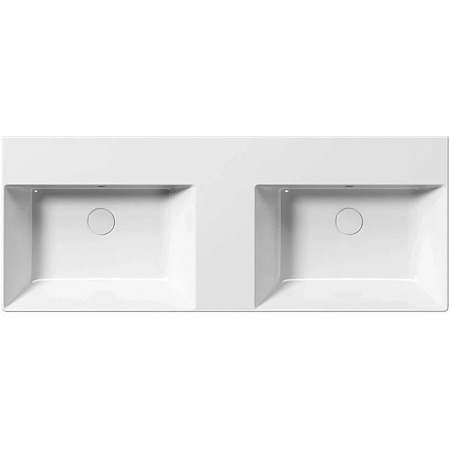 Раковина GSI Kube X 9425111 120 двойная, белый