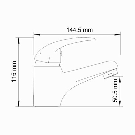 Смеситель WasserKRAFT Isen 2603 для раковины, хром