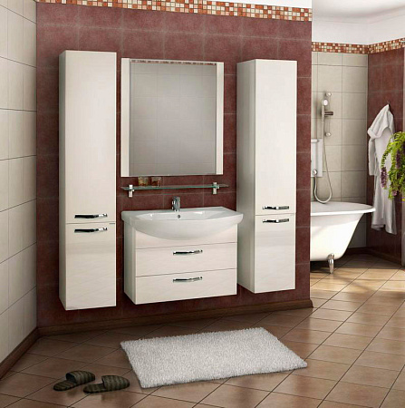 Шкаф-пенал Aquaton Ария М 1A124403AA010 34 белый