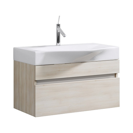 Тумба с раковиной Aqwella 5 stars Bergamo Ber.01.08/A 80 подвесная акация