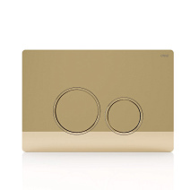 Кнопка смыва Ctesi Round BK0202128 золото