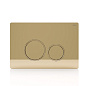 Кнопка смыва Ctesi Round BK0202128 золото