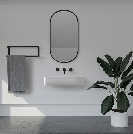 Раковина подвесная ABBER Stein AS2627-0.8 белый матовый