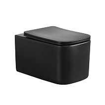 Унитаз подвесной Boheme Mane 970-SET-B черный матовый