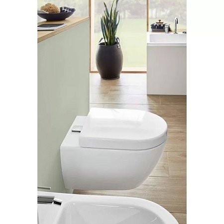 Унитаз подвесной Villeroy & Boch Subway 2.0 Plus 5614A1R1 альпийский белый CeramicPlus