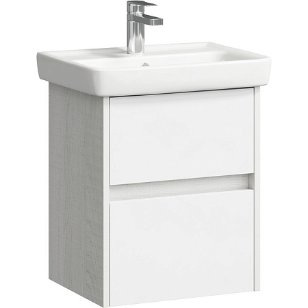 Тумба под раковину Aqwella Сити CI0105DK 50 дуб канадский/белый