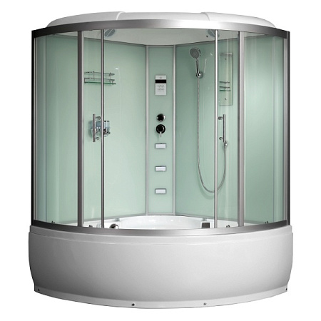 Душевой бокс Frank F662 1500*1500 с турецкой баней, угловой