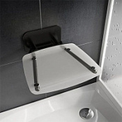 Сиденье для душа Ravak Ovo-B OVO-B II CLEAR/BLACK B8F0000059 откидное, прозрачное/черный Сиденье для душа Ravak Ovo-B OVO-B II CLEAR/BLACK B8F0000059 откидное, прозрачное/черный