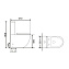 Унитаз-компакт Orange C05-000w сиденье с микролифтом - фото 4