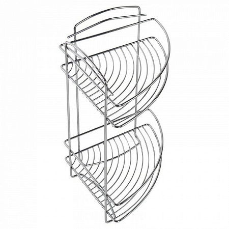 Полка двухъярусная угловая Milardo Без серии 209WC20M44 хром