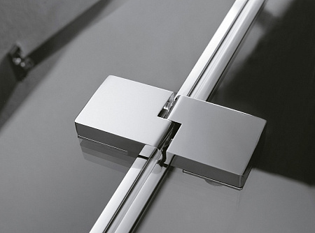 Душевая дверь в нишу Cezares Crystal CRYSTAL-B-13-80+60/60-C-Cr-L 195 L прозрачное стекло