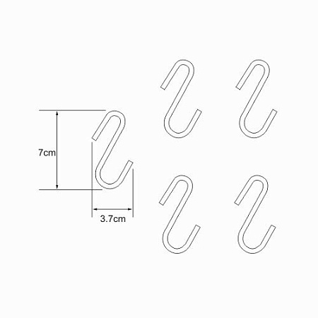 Комплект из 5 крючков WasserKRAFT K-415 хром