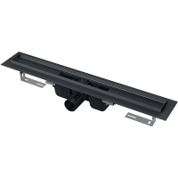Душевой лоток AlcaPlast APZ1BLACK-300 с опорами, черный матовый