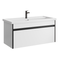 Тумба с раковиной Aqwella Urban URB0110W 100 белый