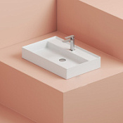 Раковина ArtCeram Scalino SCL008 01;00 75х48 белый глянцевый