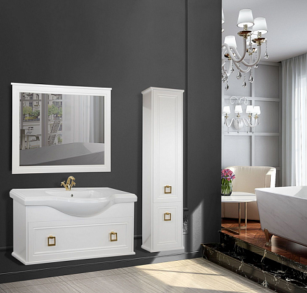 Тумба под раковину Tessoro Foster TS-F90120-CH-W 120 подвесная, белый