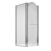 Душевой уголок Migliore Diadema 22673 90х90хH195 см, стекло матовое R (DX), профиль хром